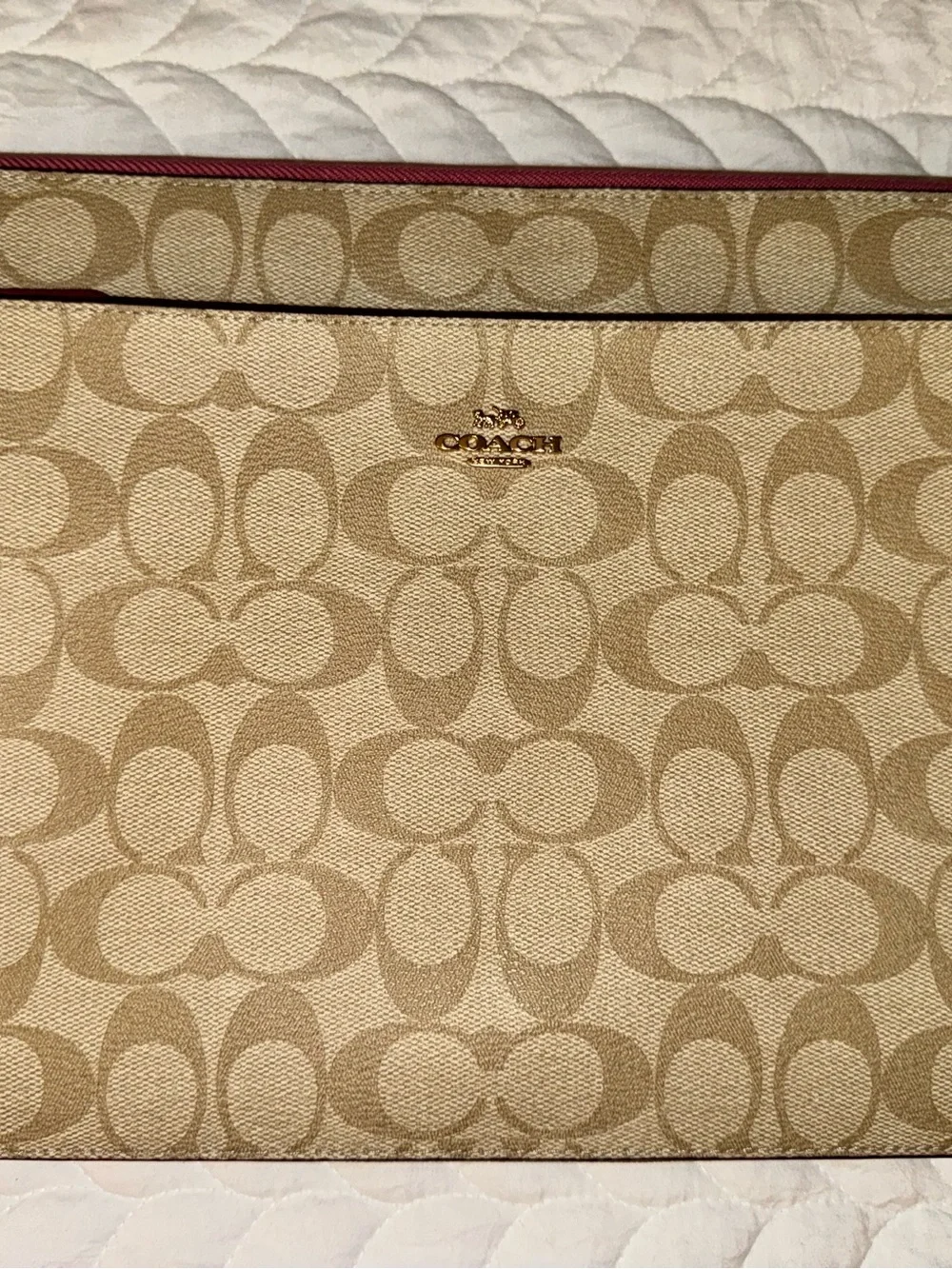 Coach laptop sleeve